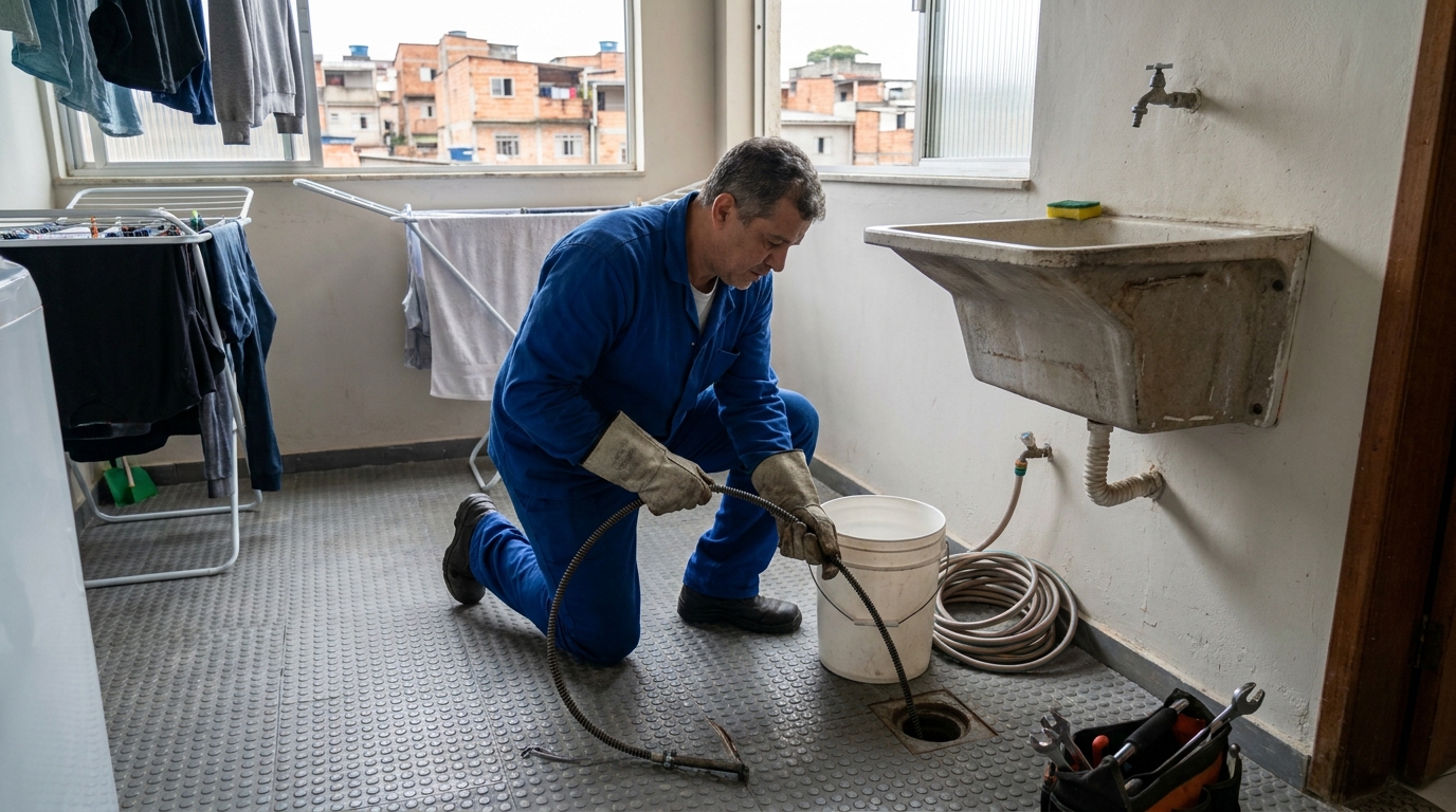 Desentupimento de Ralos Externos na Iêda, São Gonçalo‑RJ